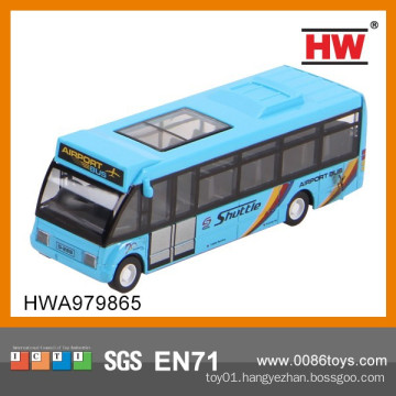 1:64 Diecast Bus Pull Back Car 6PCS/ BOX